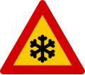 Risk of ice on road