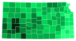 Support for Orman by county:   >16%   14–16%   12–14%   10–12%   8–10%   6–8%   4–6%   2–4%