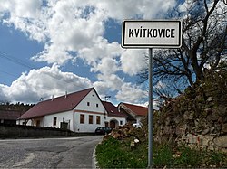 Entrance to Kvítkovice