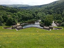 Ladybower Overflow valve-houses