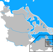 Situation de Riems en Mecklembourg-Poméranie-Occidentale, sur la Baltique