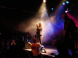 Lana Lane tocando nos Países Baixos em 2007