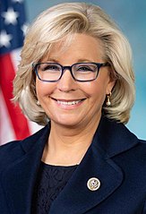 Former U.S. Representative Liz Cheney from Wyoming