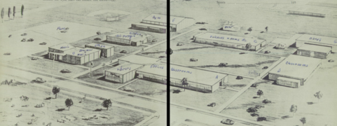 Moses Lake High School in 1959