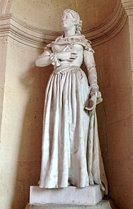 Madame Roland (1893), marbre, maison d'éducation de la Légion d'honneur de Saint-Denis.