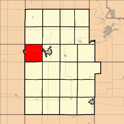 Location in Dickinson County