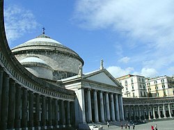 View of Piazza del Plebiscito on the Basilica side