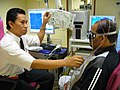 Doctor attending to the patient at the Neurology Dept.