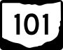 State Route 101 marker