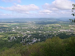 Pleasant Gap as seen from Big Rock