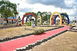 Praça Aquinoel Borges, praça do centro de Acajutiba.