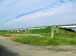 西遊馬側の上江橋