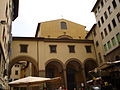 Pasaje sobre la iglesia de Santa Felicita.