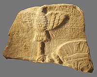 This is the fragment of the Vulture Stele that (likely) contains Ninhursag.