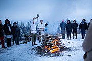 Празднование Коляды польскими родноверами