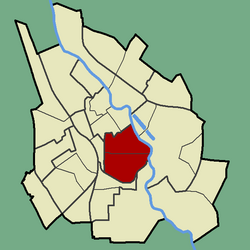 Location of Karlova in Tartu.