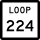 State Highway Loop 224 marker