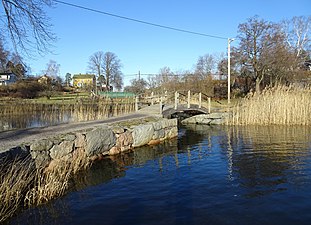 Viken mellan Tranholmens östra och västra del.