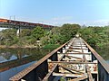 Pontes ferroviárias sobre o Rio Tietê em Salto