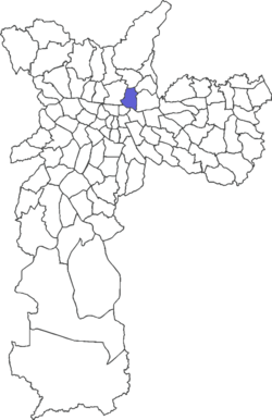 Location in the city of São Paulo