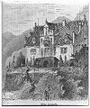 Villa Lengerke vor der Erweiterung (Herbert König, Holzstich 1871)