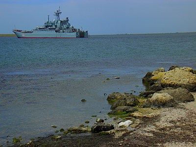 Le Konstantin Olshansky sur le Lac Donouzlav en 2011