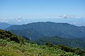 飯豊連峰（門内岳）から見た二王子岳