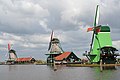 Image 28Oilmill De Zoeker, paintmill De Kat and paltrok sawmill De Gekroonde Poelenburg at the Zaanse Schans (from Windmill)