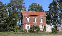 L'ancienne gare d'Agnicourt en 2020.