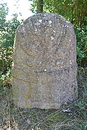 Copie de la statue-menhir de Saint-Julien