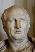 Marcus Tullius Cicero (détail, musées du Capitole).