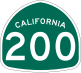 State Route 200 marker