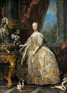 Marie Leszczyńska, by Charles-André van Loo