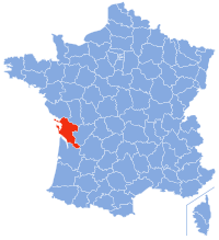 Charente 지도