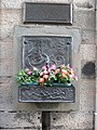 Witches' Well fountain at Edinburgh Castle.