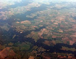 2009 aerial photo of Egan