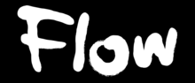 Description de l'image Flow Logo black background.png.