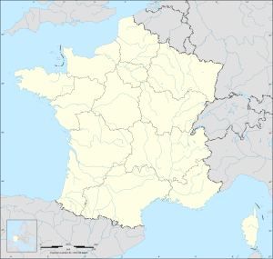 フランスの地図