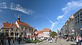 Image 7 Göttingen Photo credit: Daniel Schwen/Antilived The marketplace of Göttingen, a city in Lower Saxony, Germany, with the old city hall, Gänseliesel fountain and pedestrian zone. Founded before 1200, the city is famous for Georg-August University, which was founded in 1737 and became the most visited university of Europe.