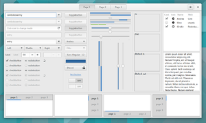 gtk3-widget-factory是展示GTK +版本3中許多GUI小控制項範例的集合