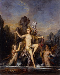 Venus emergiendo del mar (1866).