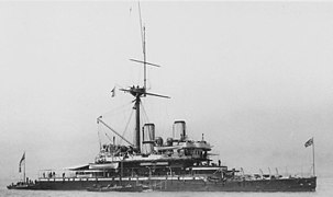 HMS Devastation was the first sea-going ironclad to not use sails and completely rely on its steam engines.