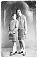 Miriam Kohany (right) with her younger sister Hilde, ca.1933, photographer unknown, archive of Ewa Kuryluk.