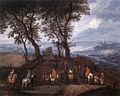 Image 21Jan Brueghel (I) - Travellers on the Way, second half of 16th Century (from History of road transport)