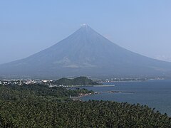 Legazpi City-Mount Mayon skyline Lamba close-up