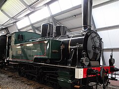 La locomotive du musée du Train.