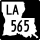 Louisiana Highway 565 marker