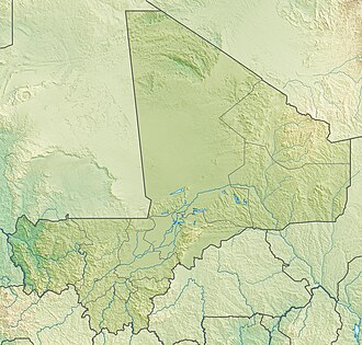 List of fossiliferous stratigraphic units in Mali is located in Mali