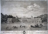 Palais royal d'Aranjuez en 1773 (gravure)