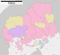 広島かきの位置（広島県内）